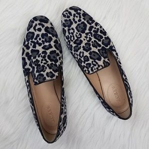 J. CREW Leopard Corded Loafers